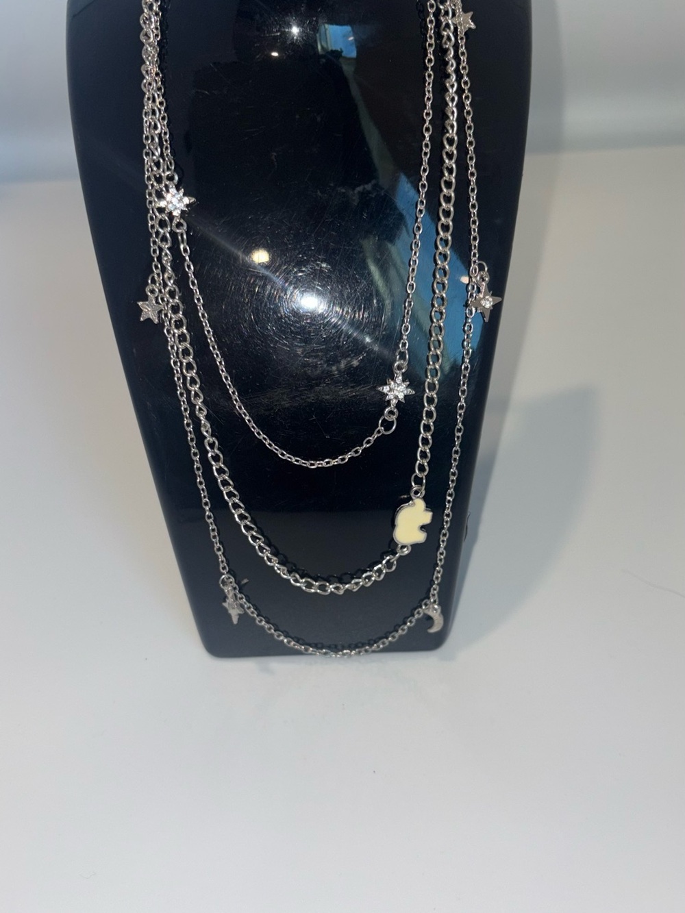 Silvers Multi-Layer Star & Moon Pendant Necklace - Women's Jewelry